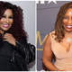 Chaka Khan, left; Stephanie Mills.